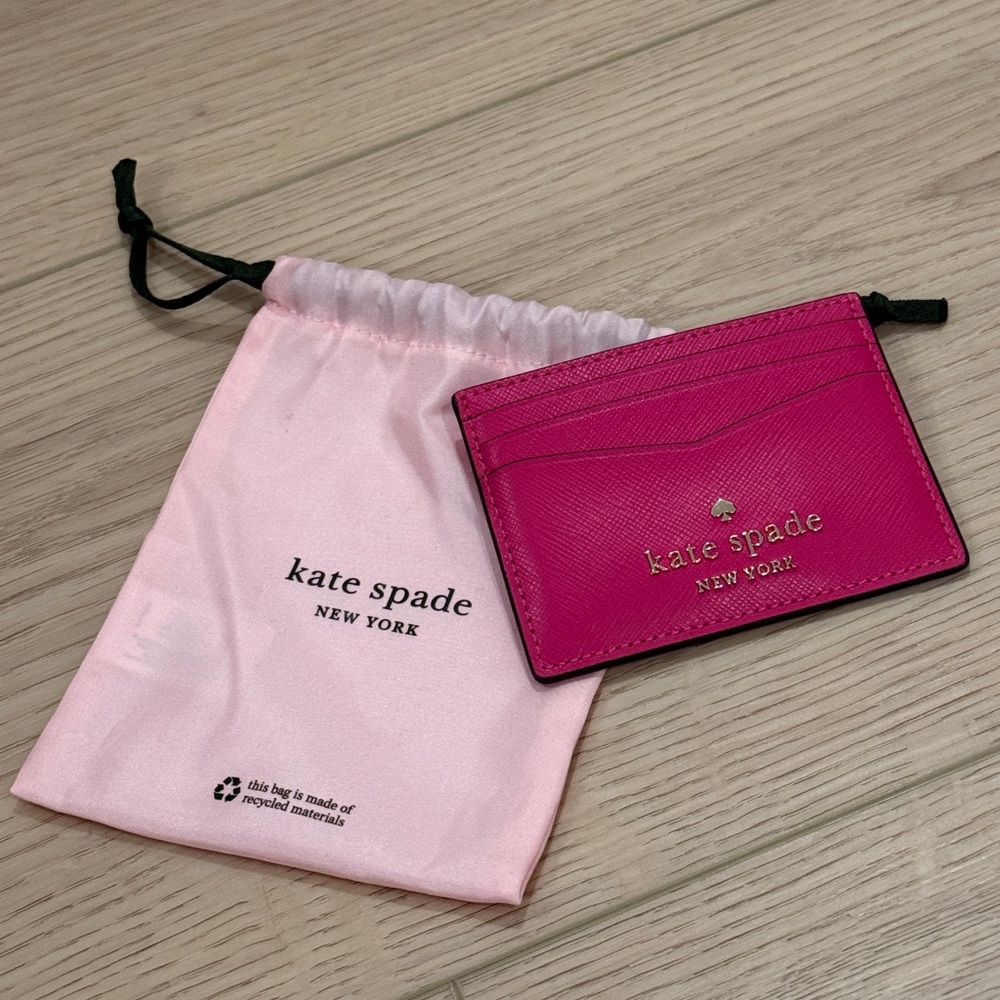 Kate Spade Hot Pink Card Case Wallet